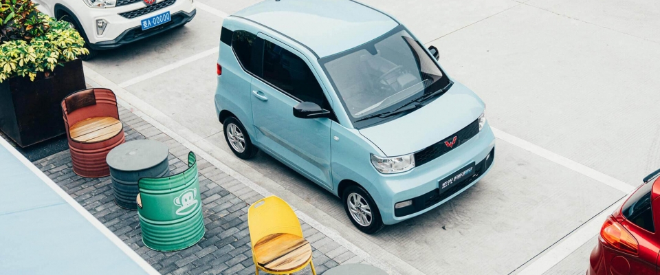 The Hongguang MINI EV, a 2,914-mm four-seater from Sino-US joint venture SAIC-GM-Wuling, is one popular example.